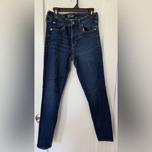GAP Women's Dark Blue Jeans Jeggings